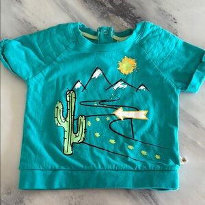 ROSIE POPE BABY -Teal Graphic Kids T-Shirt